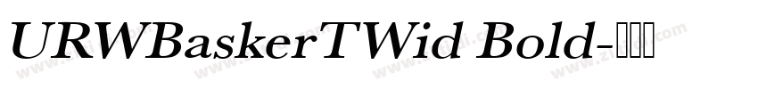 URWBaskerTWid Bold字体转换